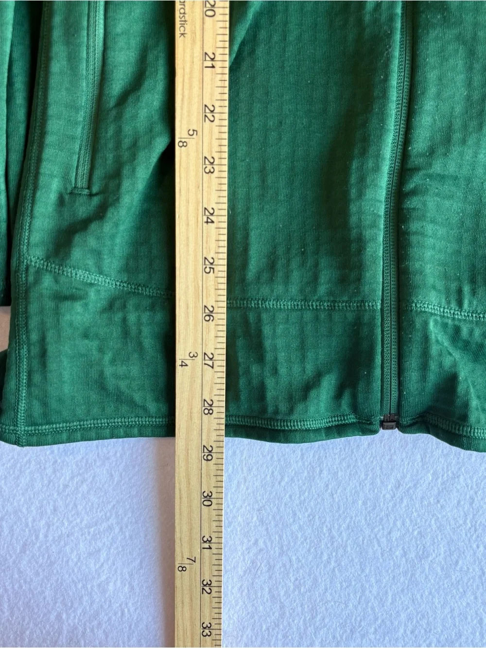 Patagonia Men's XL R1 Full-Zip Jacket Hunter Green Polartec Grid Fleece Fall2015